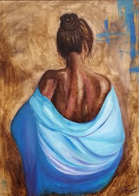 Faiza Bilgrami,  27 x 38 inches, Acrylic on Canvas, Figurative Painting, AC-FZBLG-021